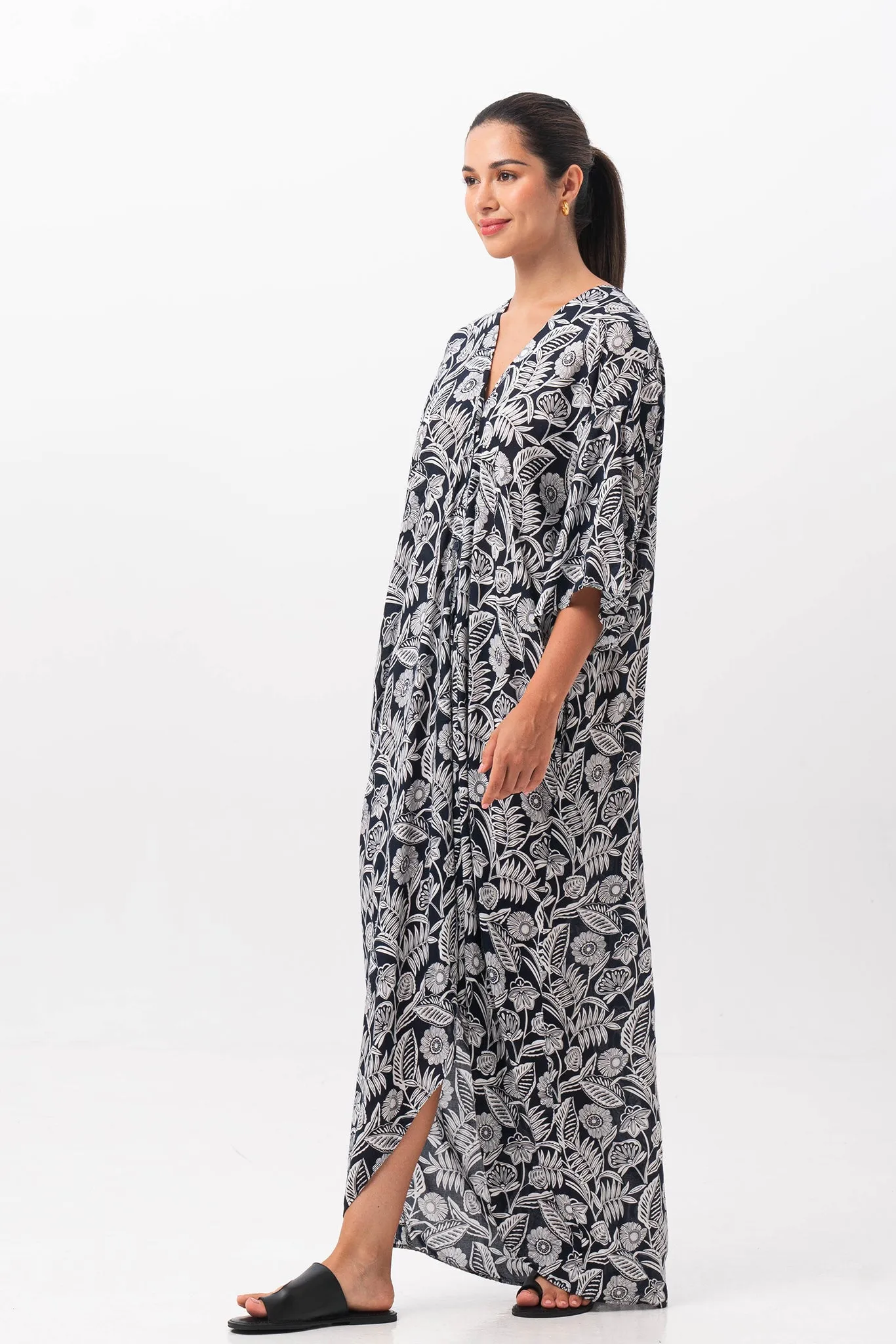 Kaftan Dress Navy
