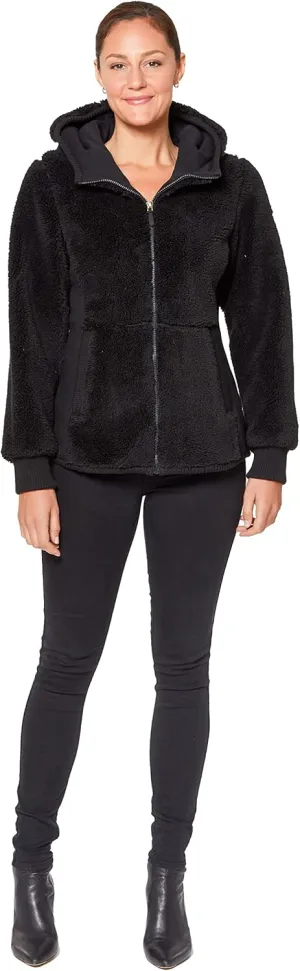 Koolaburra by UGG Women's Long-Sleeve Hooded Outerwear Fleece Jacket
