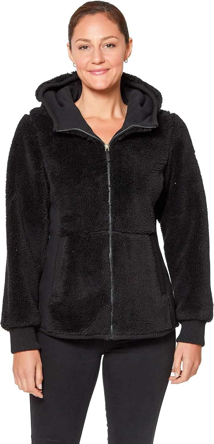 Koolaburra by UGG Women's Long-Sleeve Hooded Outerwear Fleece Jacket