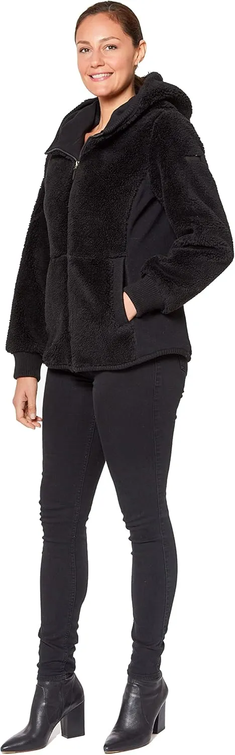 Koolaburra by UGG Women's Long-Sleeve Hooded Outerwear Fleece Jacket