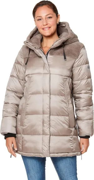 Koolaburra by UGG Women's Long-Sleeve Outerwear Quilted Puffer Jacket
