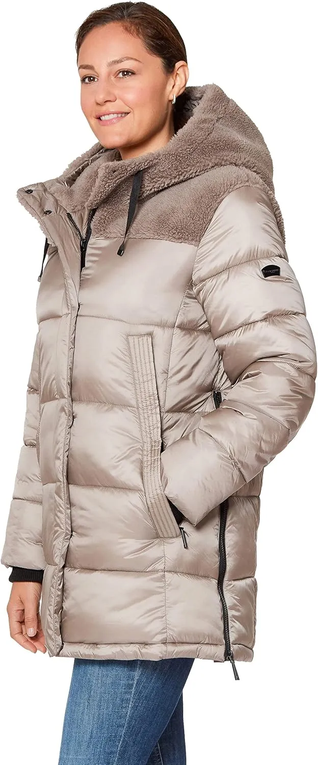 Koolaburra by UGG Women's Long-Sleeve Outerwear Quilted Puffer Jacket