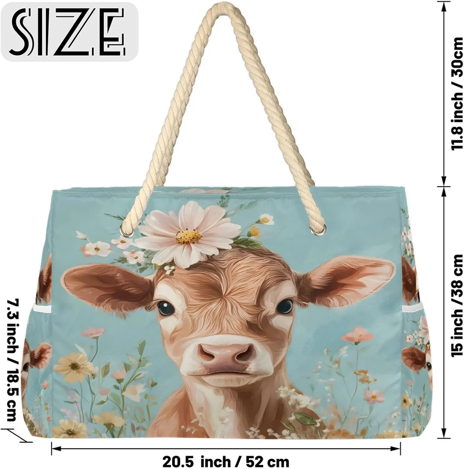 Large Beach Bags for Women with Zipper Beach Tote Bag Waterproof Sandproof Gym Swim Pool Grocery Travel Bag