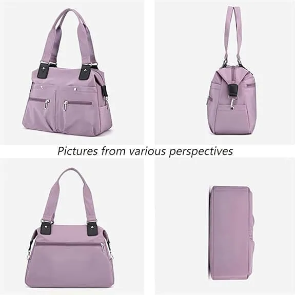 Large Capacity Waterproof Multi Pocket Shoulder Bag, Women Handbags Purses for Shoulder Bag