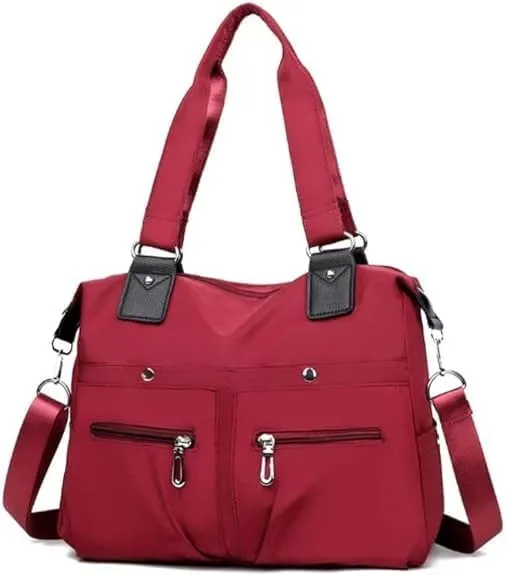 Large Capacity Waterproof Multi Pocket Shoulder Bag, Women Handbags Purses for Shoulder Bag