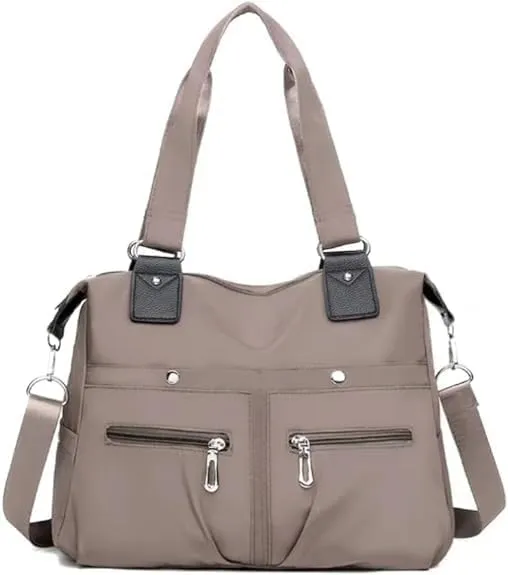 Large Capacity Waterproof Multi Pocket Shoulder Bag, Women Handbags Purses for Shoulder Bag
