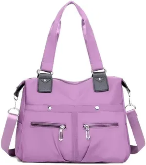 Large Capacity Waterproof Multi Pocket Shoulder Bag, Women Handbags Purses for Shoulder Bag