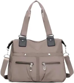 Large Capacity Waterproof Multi Pocket Shoulder Bag, Women Handbags Purses for Shoulder Bag