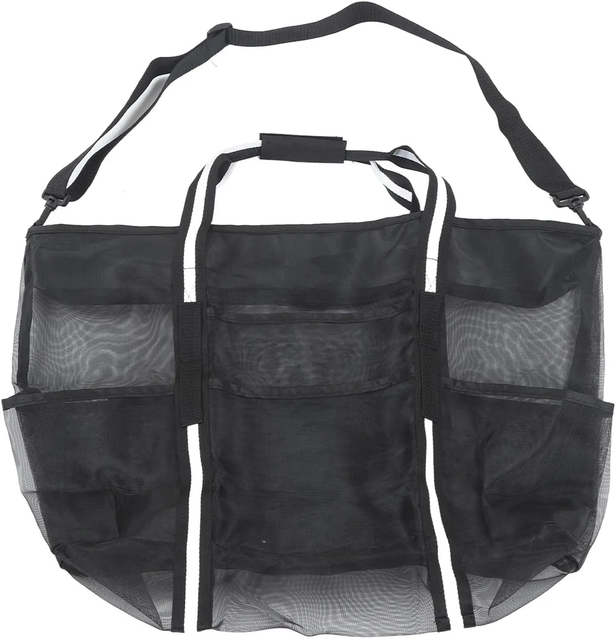 Lightweight Foldable Nylon Mesh Beach with, Large Capacity for Vacation Travel, Durably and Lasting