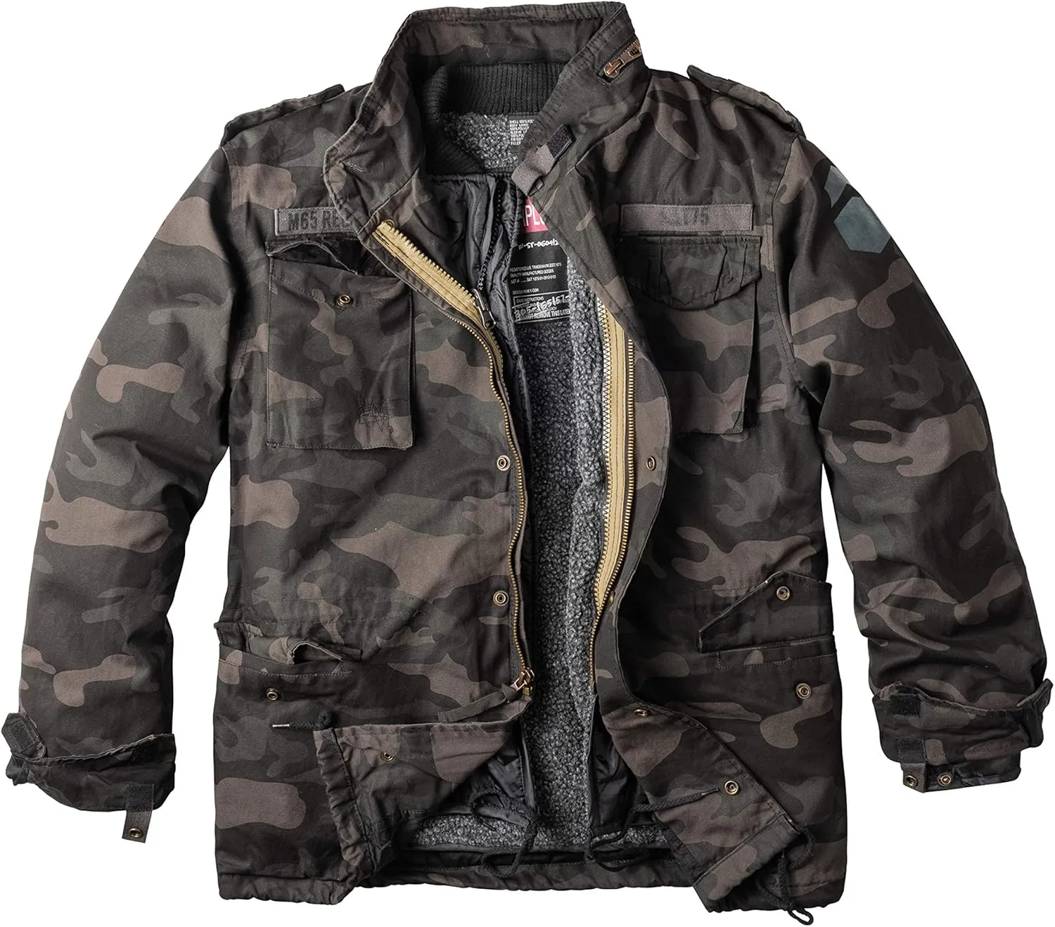 M65 Regiment Jacket Black Camo