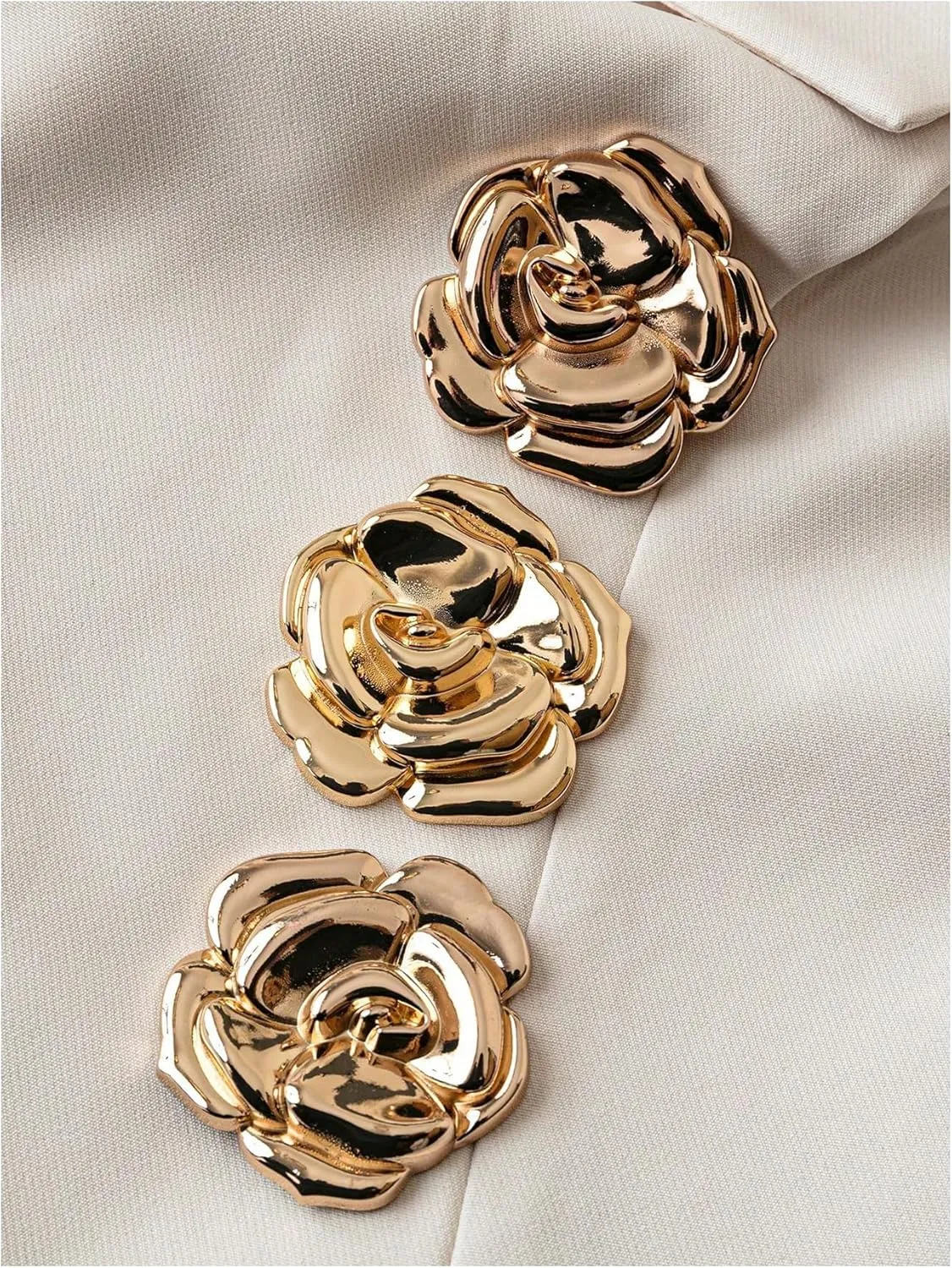 MakeMeChic Women's Metallic 3D Flower Strapless Tube Top Sleeveless Split Bandeau Tops