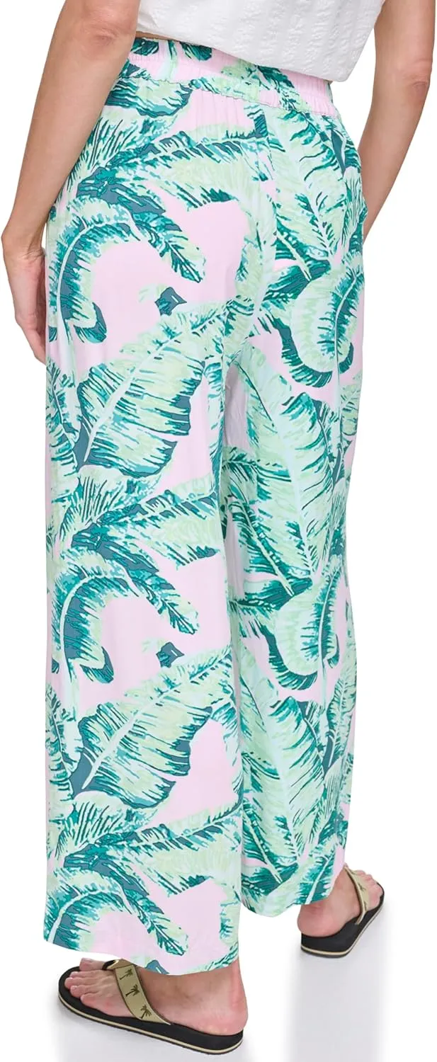 Margaritaville Women's Island Reserve Palm Print Pants