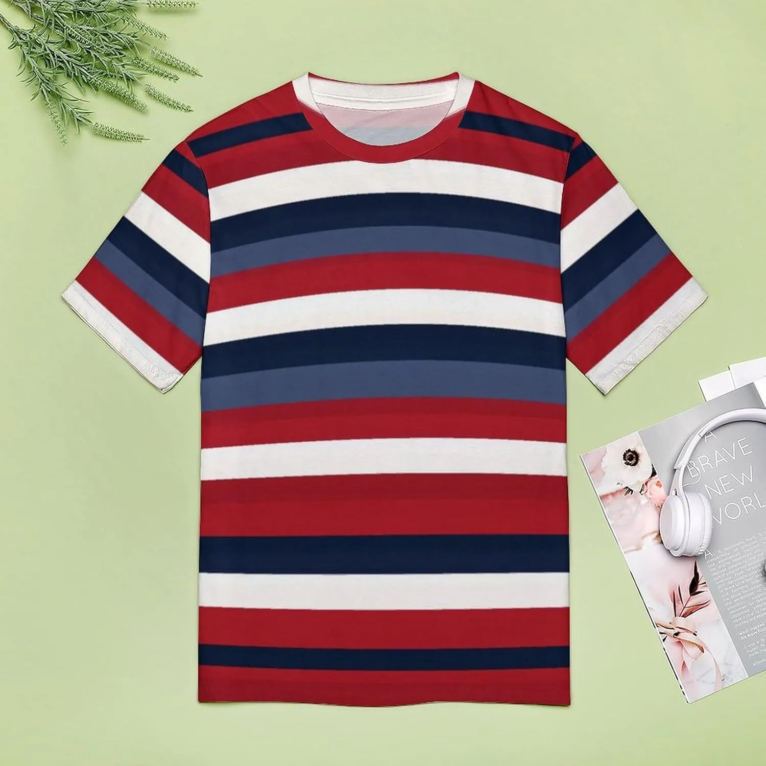 MARSVOVO Women's Camo Tiger Stripe T-Shirt Casual Loose Business Lightweight Hide Belly Summer Novelty Soft Blouse
