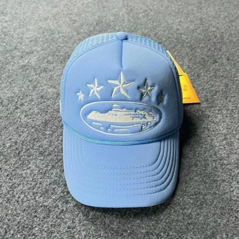 Men's Baseball Cap Mesh Trucker Hat Summer Caps Snapback Cap Retro Cap Male Beach Headdress