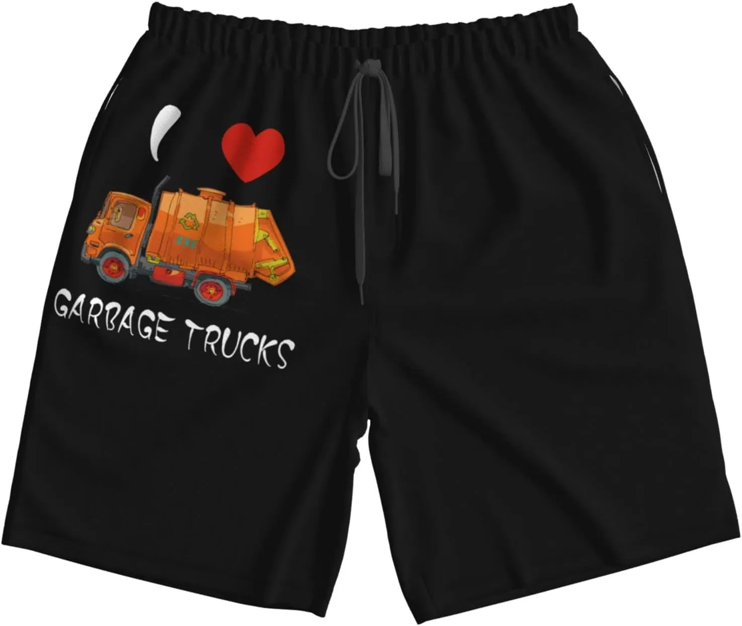 Men's Beach Shorts Drawstring Quick Dry Running Shorts Comfortable Loose Gym Shorts Swimsuit Pants with Pockets