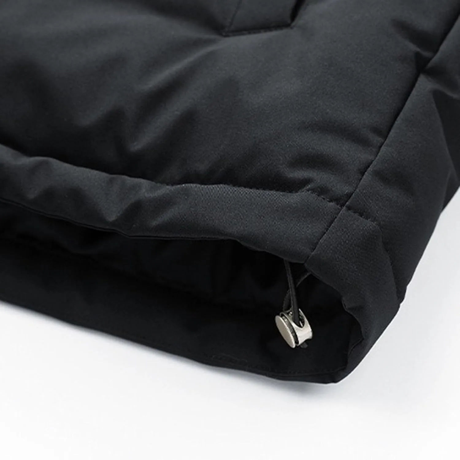 Mens Hooded Warm Quilted Jacket Winter Coat Insulated Puffer Jacket Water-Repellent Windproof Parkas Outerwear