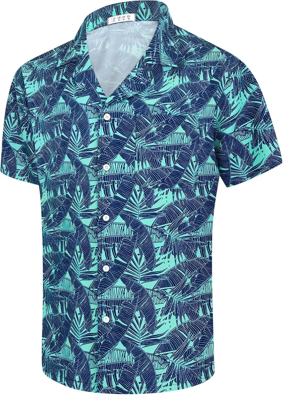 Men's Short Sleeve Hawaiian Shirt Quick Dry Loose Fit, Floral Print Tropical Cruise Beach Button Down Graffiti Aloha