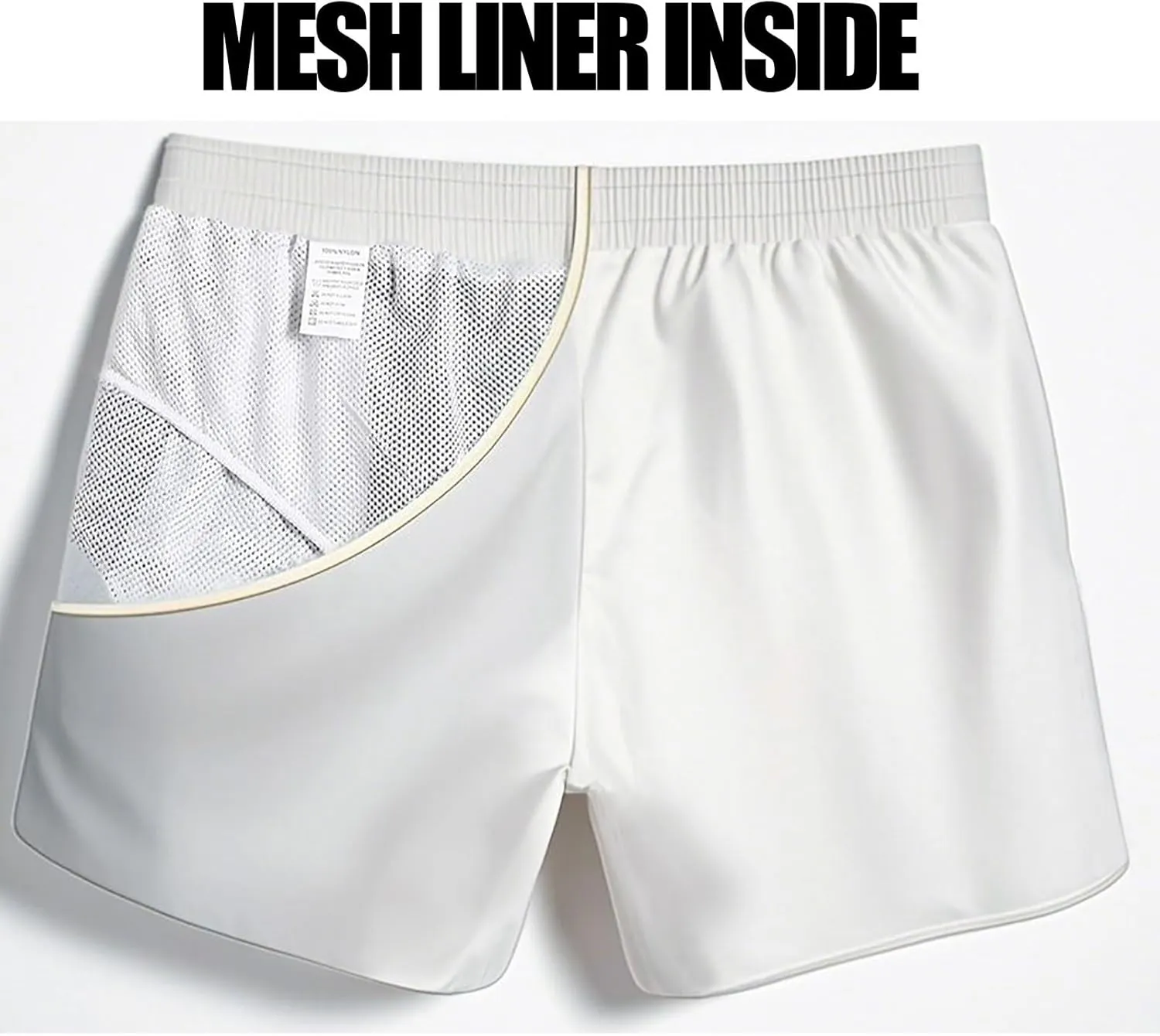 Men's Swim Trunks 5 Inch Quick Dry Board Shorts Mesh Lining Swimming Trunks Beach Shorts for Men Bathing Suits