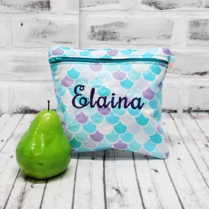 Mermaid Scales Personalized Reusable Bag