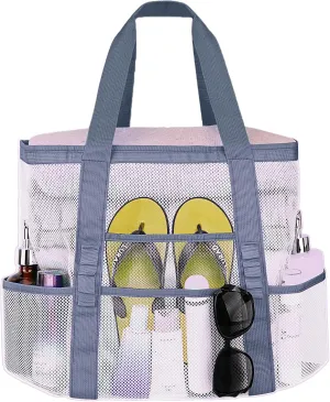 Mesh Beach Bags for Women - Plus Waterproof Sandproof Tote Bag