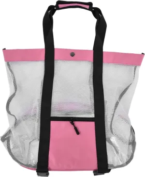 Mesh Beach Tote Bag, Strong Lightweight Bag, Womens Shoulder handbag Grocery Bag, Waterproof Beach Tote Pool Bags, Cooler beach Bags for Women, Travel Daily Beach Tote Bag