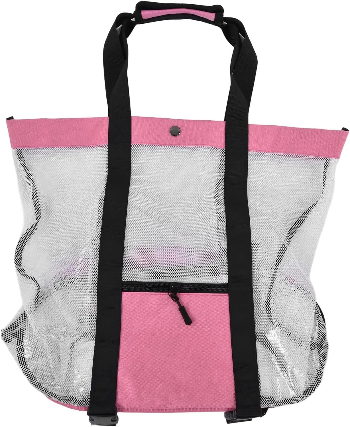 Mesh Beach Tote Bag, Strong Lightweight Bag, Womens Shoulder handbag Grocery Bag, Waterproof Beach Tote Pool Bags, Cooler beach Bags for Women, Travel Daily Beach Tote Bag