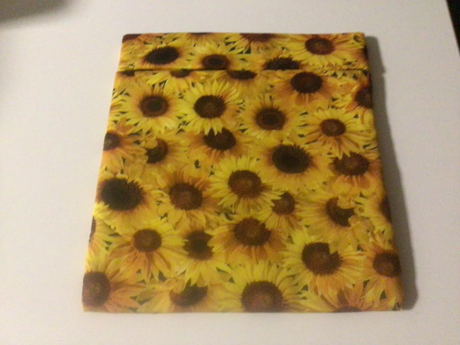 Microwave Baked Potato Bag Yellow Sunflowers Large All Cotton Handmade Cookware Kitchen Utensil
