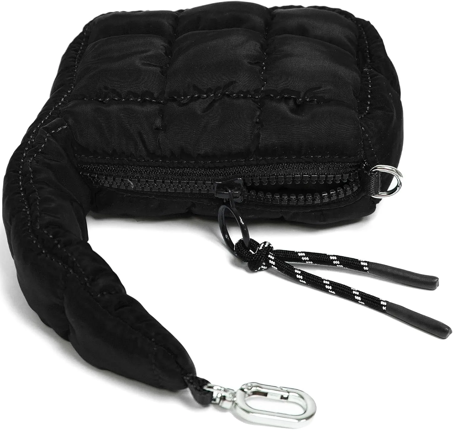 Mini Quilted Wristlet Bag for Women, Puffer Handbags,Evening Bags,Charm Lipstick Bag,Cute bag Charm for Gift