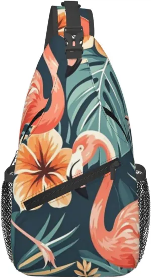 Modern Black Buffalo Sunflower Crossbody Bags Cross Chest Bag Adjustable Sling Backpack for Women Men