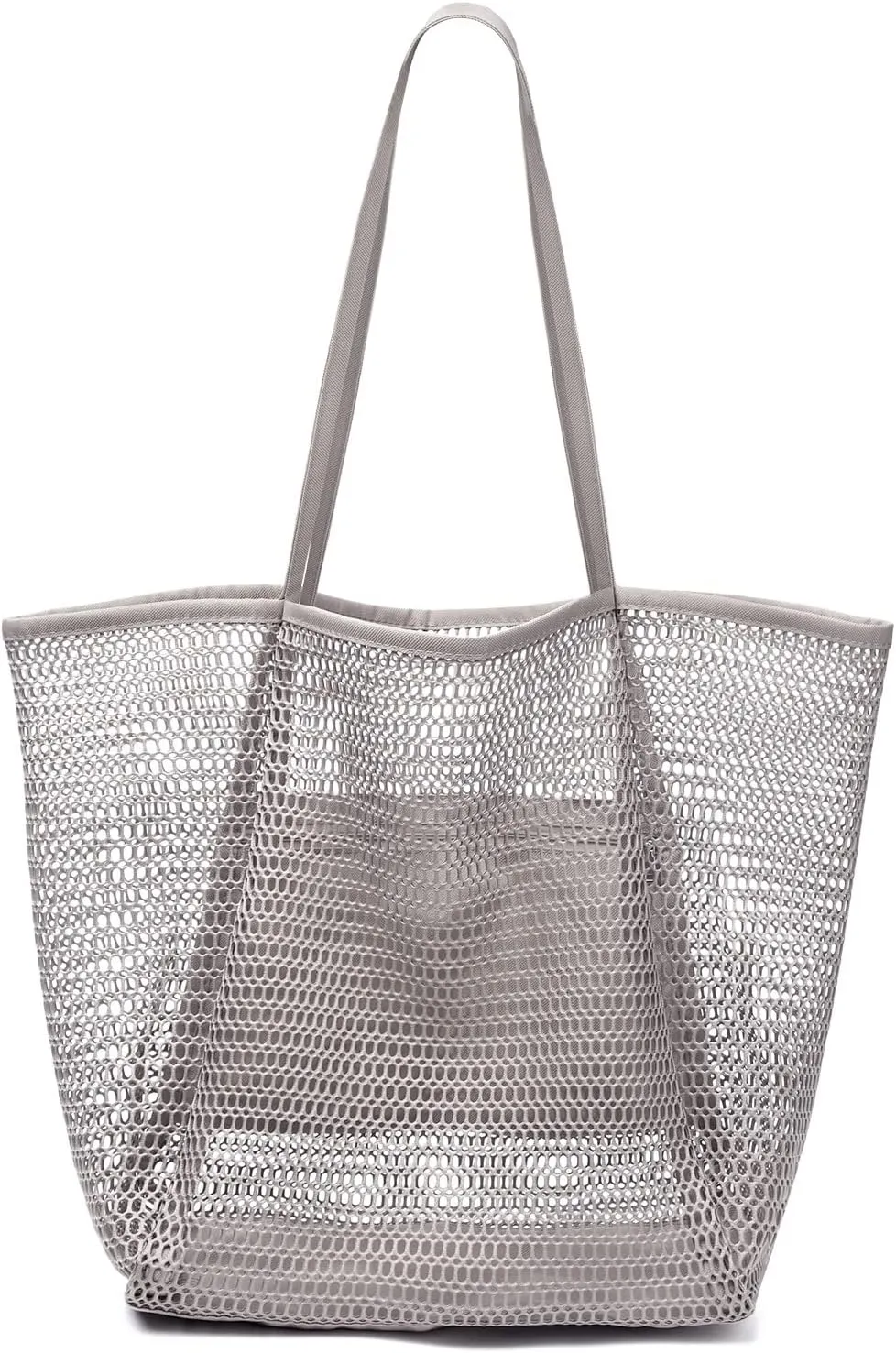 MOLERFO Beach Bag Mesh Tote Bag, Upgraded Beach Bags for Women Mesh Bag Hobo Bag Beach Accessories