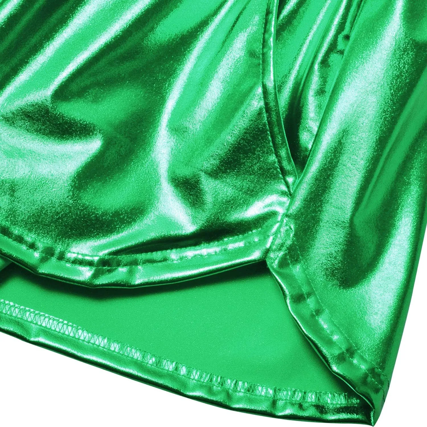 Perfashion Women's Metallic Shorts Summer Sparkly Hot Outfit Shiny Short Pants