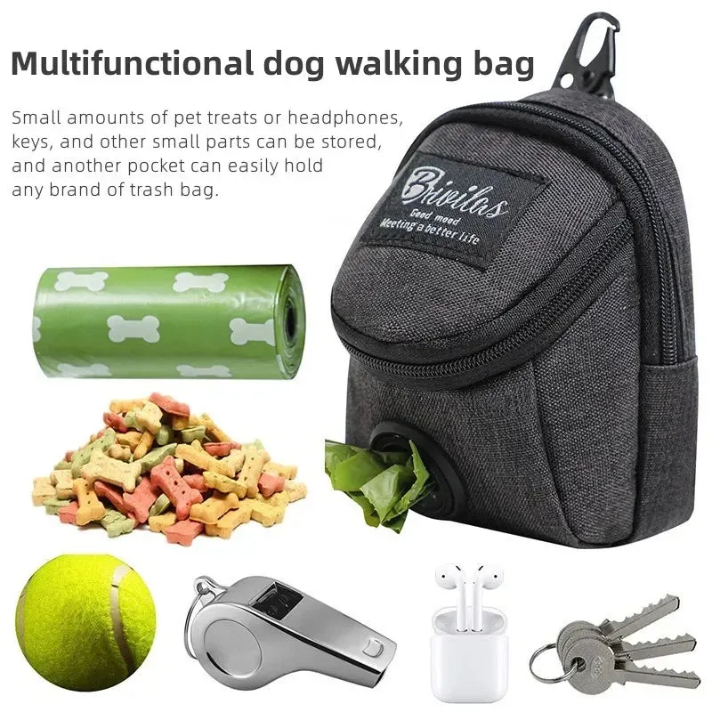 Portable Dog Training Treat Bag Outdoor Pet Dog Treat Pouch Puppy Snack Reward Waist Bag Dog Poop Bag Dog Carriers Bags