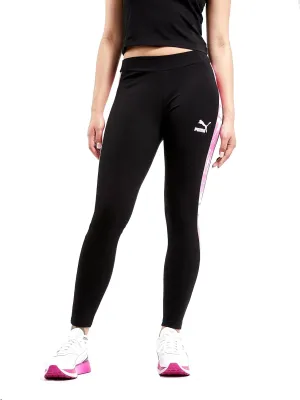 PUMA Women's High Waist Marble Printed 7/8 Women's Training Leggings, Puma Black, X-Large