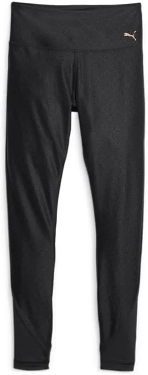 PUMA Womens Logo Love High Waist Leggings Training Casual - Black - Size M