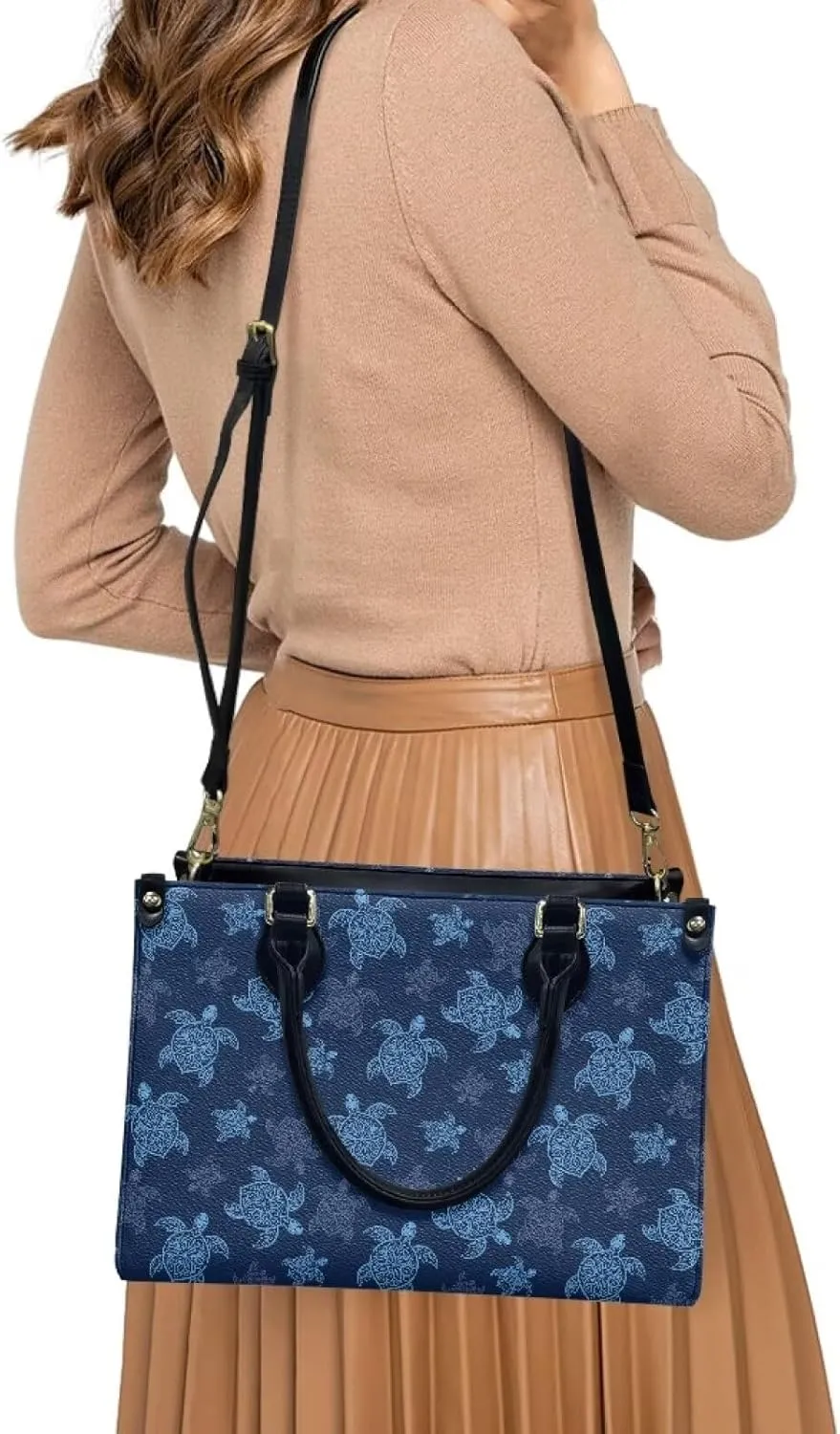 Purses and Handbags for Women, Top Handle Shoulder Tote Bag Leather Satchel Crossbody Bag for Travel Work