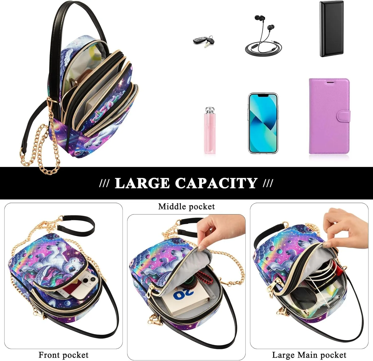 Quilted Shoulder Bags Travel Handbags