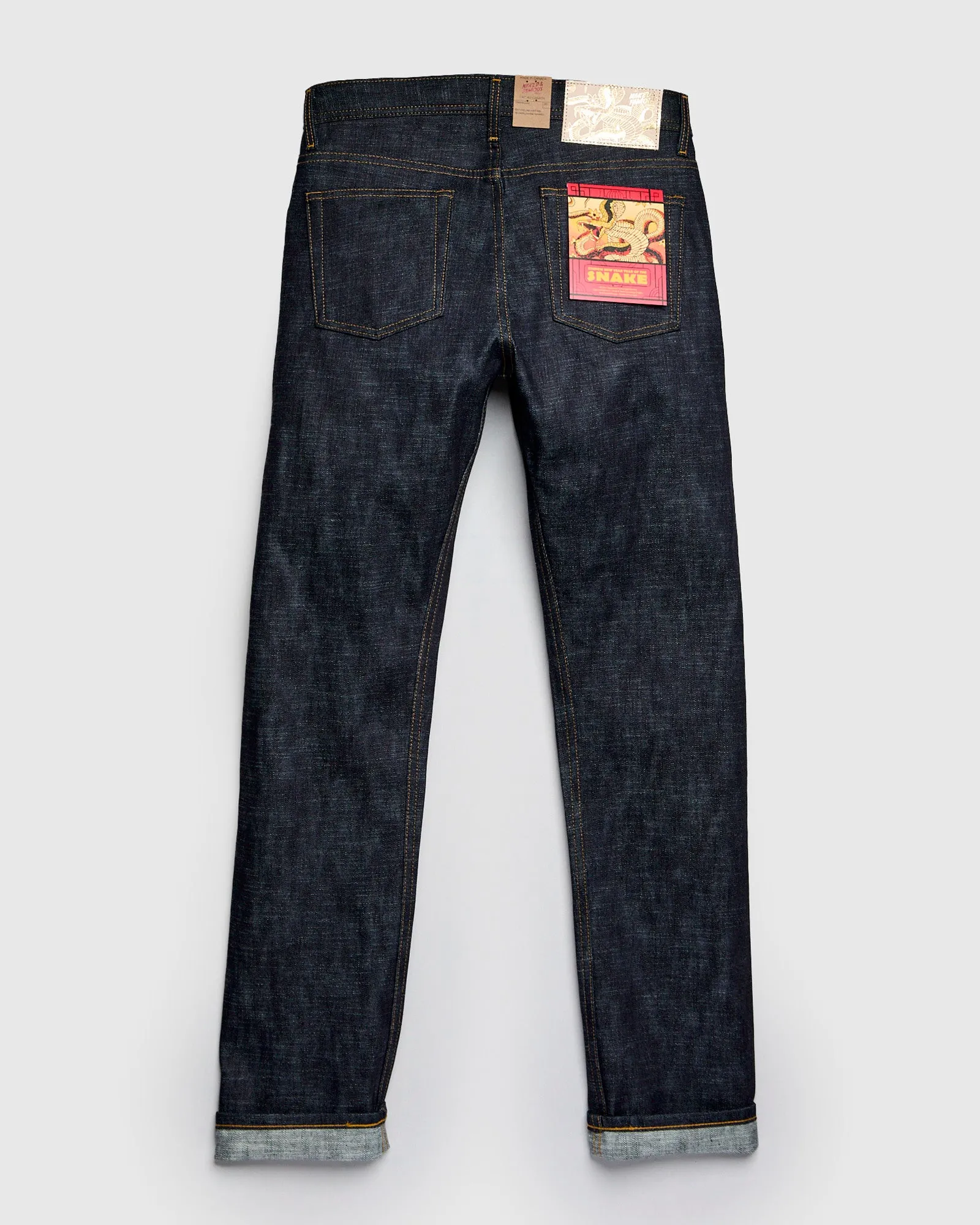 "Chinese New Year Snake" 12.5oz Selvedge Denim - Weird Guy Fit