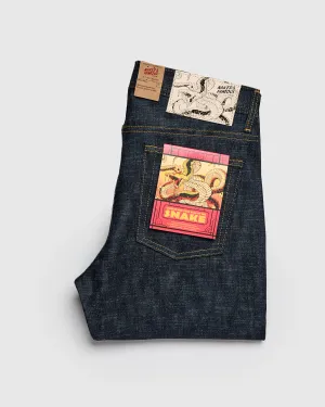 "Chinese New Year Snake" 12.5oz Selvedge Denim - Weird Guy Fit