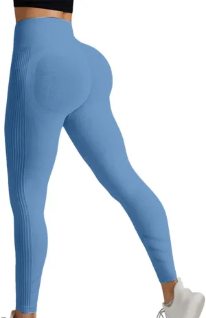 Scrunch Butt Lifting Leggings for Women Impact Gym Seamless Workout Leggings Mid Low Waist Tummy Control Yoga Pants