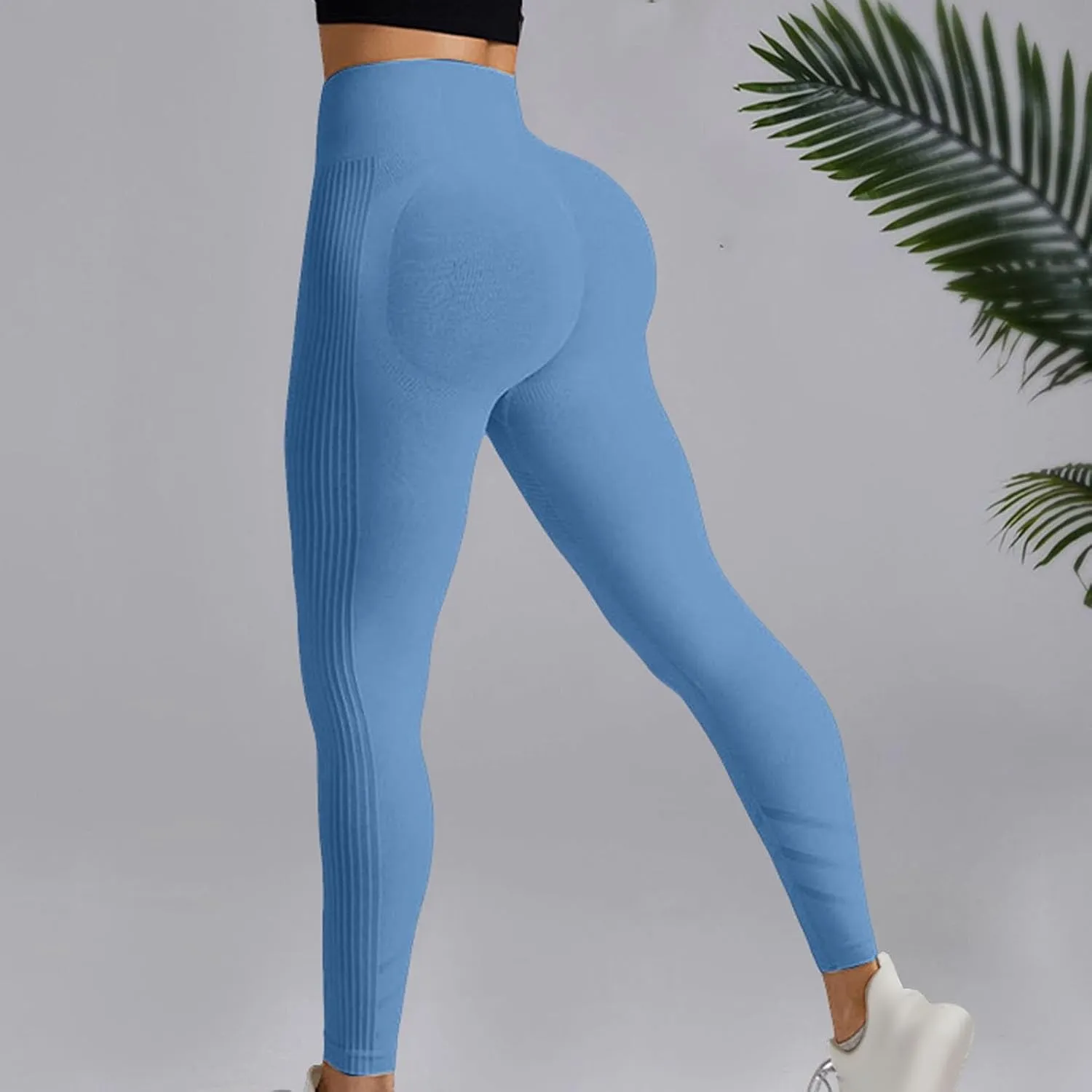 Scrunch Butt Lifting Leggings for Women Impact Gym Seamless Workout Leggings Mid Low Waist Tummy Control Yoga Pants