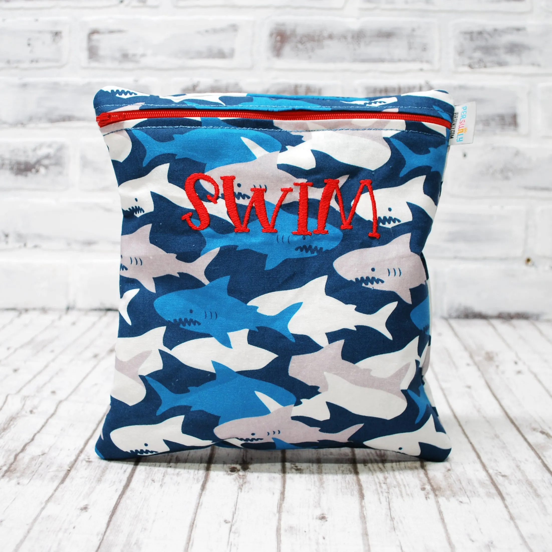 Shark Shadows Personalized Reusable Bag