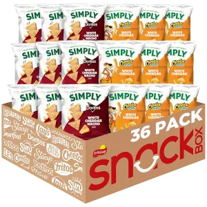Simply, Doritos & Cheetos Mix Variety Pack, 0.875 Ounce (Pack of 36)