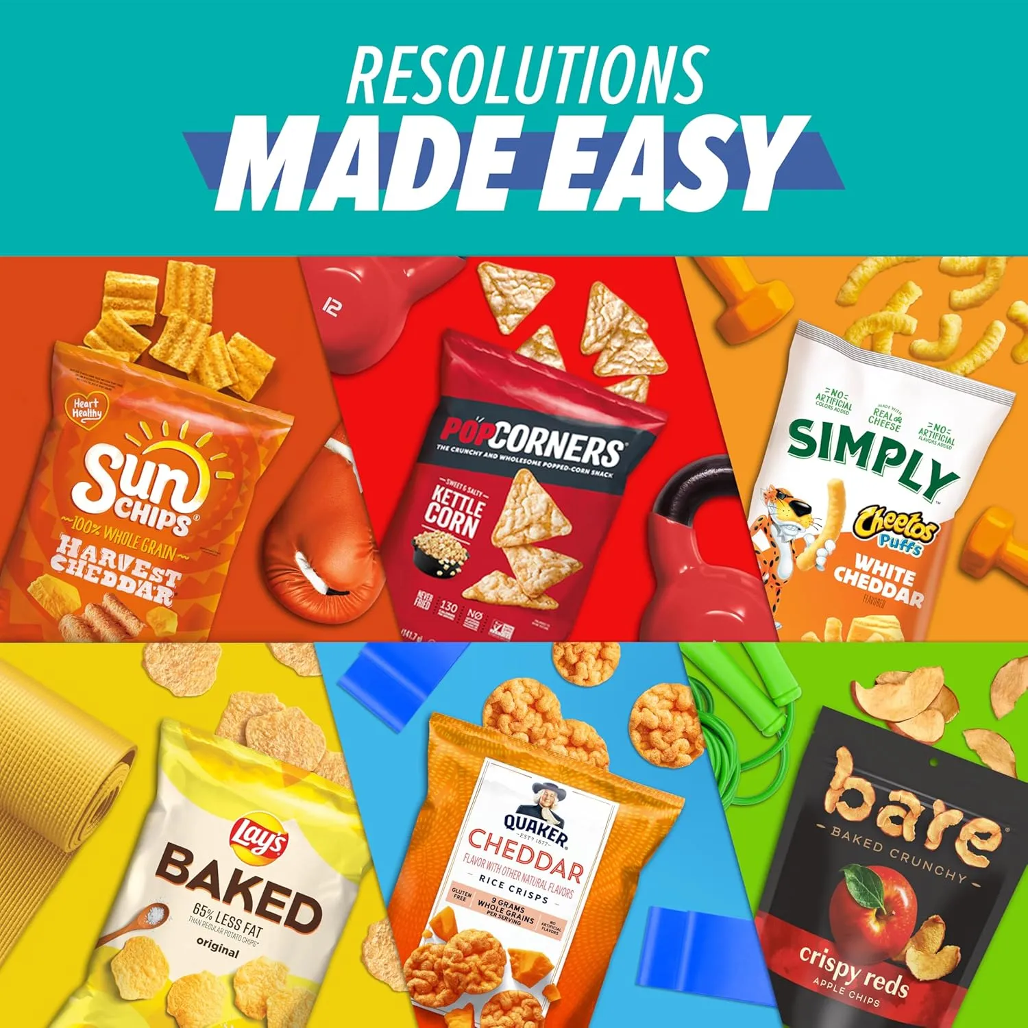 Simply, Variety Pack Snacks, 0.875 Ounce (Pack of 36)