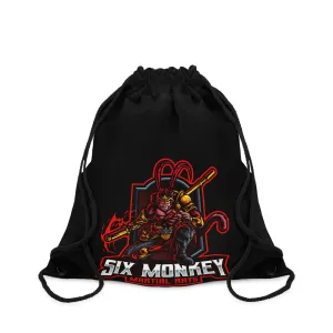 Six Monkey Martial Arts Drawstring Bag