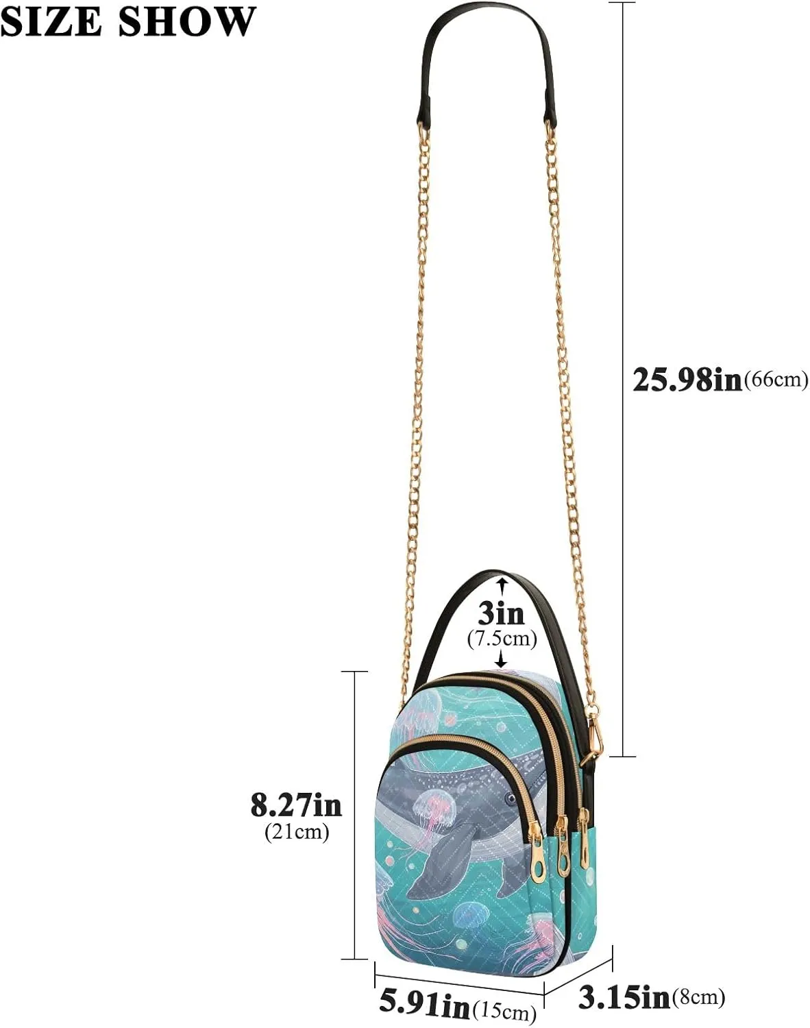 Small Handbag Crossbody Bag for Women Quilted Bags Shoulder Purse Phone Wallet Chain Bag