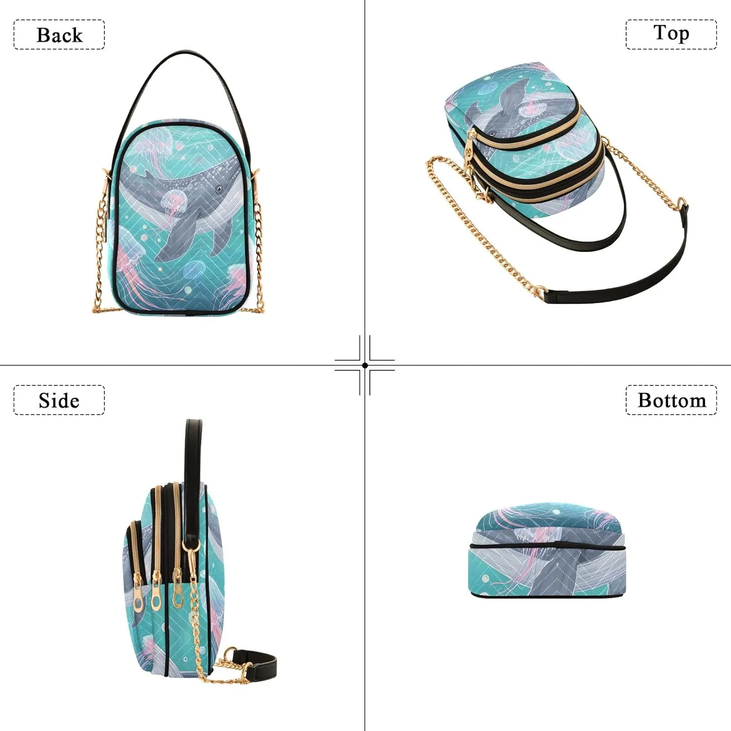Small Handbag Crossbody Bag for Women Quilted Bags Shoulder Purse Phone Wallet Chain Bag