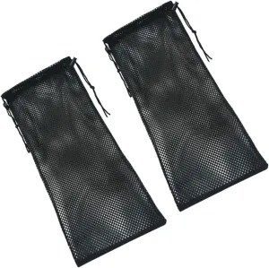 Snorkeling Net Bag Diving Backpack Black Mesh for Gear Storage Beach and Swimming