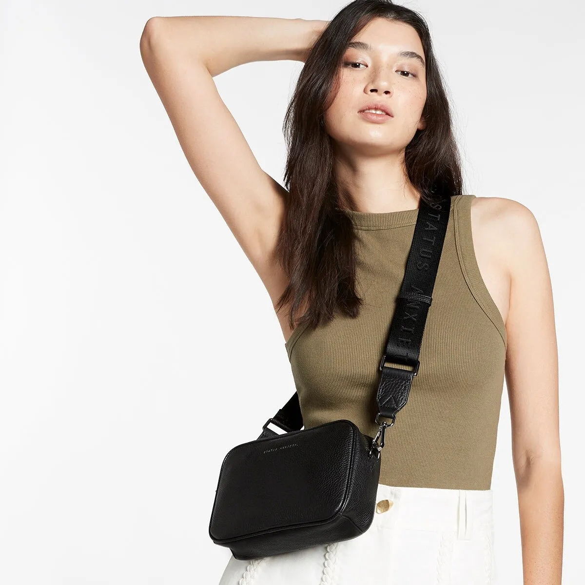 STATUS ANXIETY Plunder Bag Webbed Strap - Black