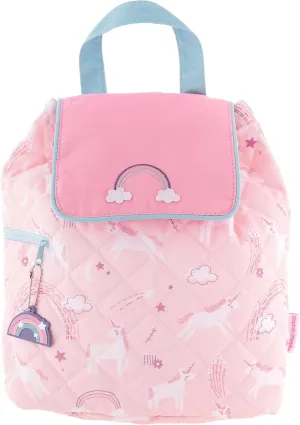 Stephen Joseph Kids' Quilted Backpack, Unicorn, One Size