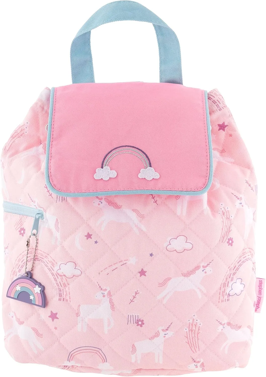 Stephen Joseph Kids' Quilted Backpack, Unicorn, One Size